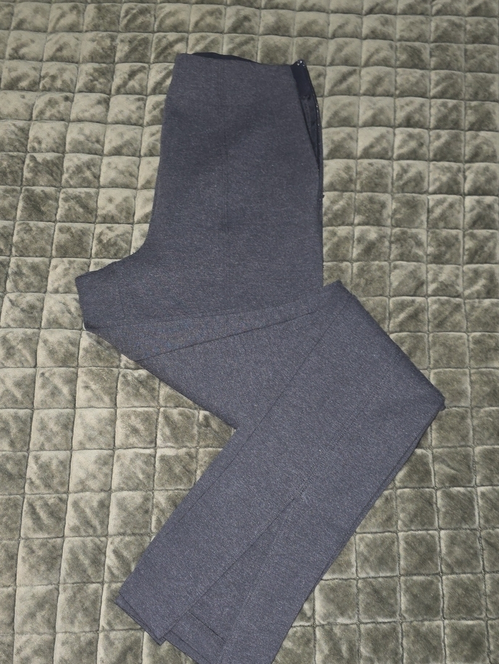 GAP Black and Dark Gray Ponte Pants